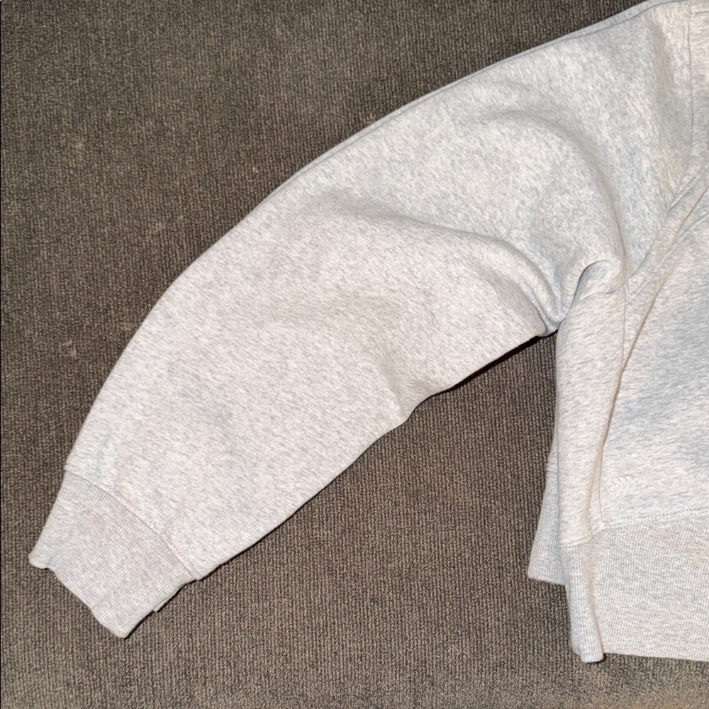 All In Motion Light Gray Zip-Up Hoodie with Drawstring - Picture 5 of 6